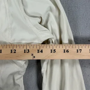 Lululemon Define Jacket Size 2 Cream Luon Full Zip Yoga Activewear Off White thumbnail 5