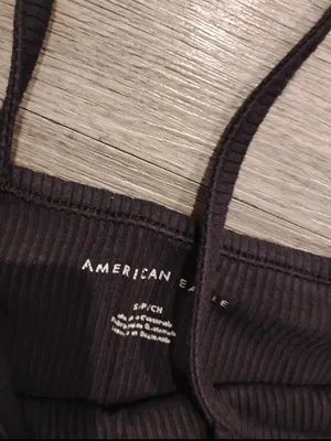 American Eagle Outfitters Ribbed Crop Camisole Top thumbnail 2