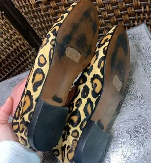 Sam Edelman Pony Hair Leopard Print Loafers Size 8.5M thumbnail 6