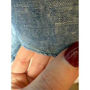 Free People Shirt Women XS Blue Off‎ The Shoulder Chambray Tie Cuff Top Boho thumbnail 8