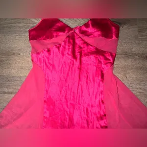 Victoria’s Secret RARE Sheer Pink Chemise Slip Dress L thumbnail 4