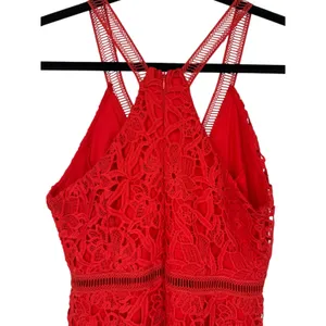 NWT ASTR the Label Lattice Inset Sleeveless Lace Fit & Flare Mini Dress Sz Small thumbnail 7