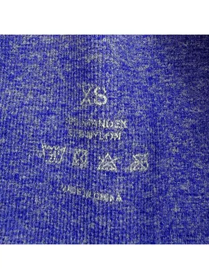 NVGTN Seamless Scrunch Shorts Womens XS Blue Contour‎ Gym Workout Activewear thumbnail 3