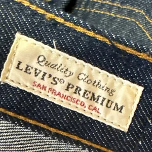 Levi's Premium 501 Womens Blue High Waisted Stretch Straight Denim Jeans Size 23 thumbnail 4