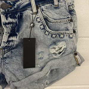 New one teaspoon Sz 26/2 smiths shorts studded medium rinse sexy distressed thumbnail 2