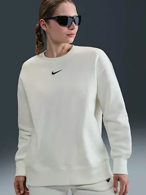 Nike Oversized Phoenix Fleece Size Large - Cream thumbnail 1