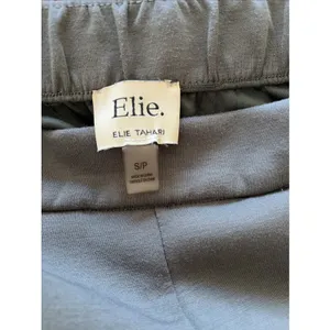 Elie Tahari Pull On Straight Leg Pants Womens Size S Gray Olive‎ Stretch Ponte thumbnail 6