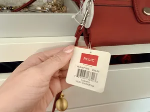 Relic Tomato Red women’s bag / checkbook with long and short strap thumbnail 3