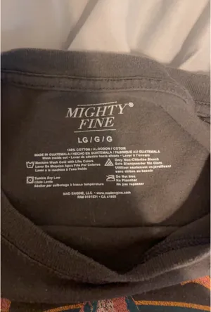 Mighty fine wyoming graffic tshirt thumbnail 3