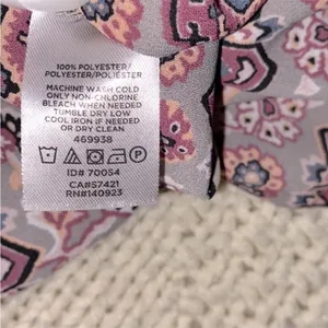 Loft floral paisley ruffle top size medium thumbnail 6
