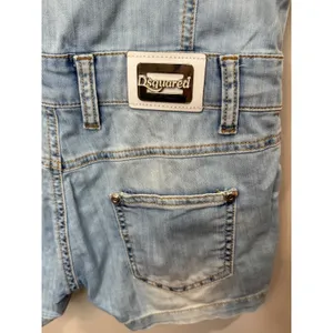Dsquared2 Denim Sleeveless Romper Sz S Streetwear Designer Festival‎ thumbnail 7