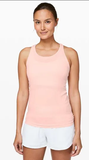 Lululemon swiftly tech strappy‎ tank 6 butter pink thumbnail 1