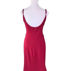 Lulus - Infinite Glory Wine Red Maxi Dress Sz L thumbnail 8