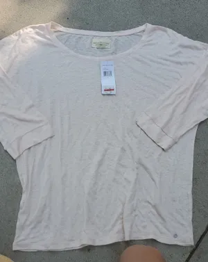 Denim & Supply Ralph Lauren Sundance Women’s Light Pink Scoop Neck Top thumbnail 1