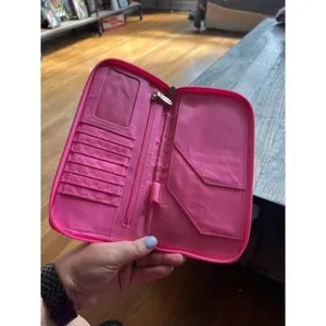 Lilly Pulitzer large‎ cotton wallet pink thumbnail 4