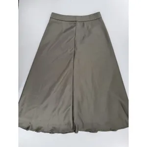 SheIn Dazy Skirt Sz M High Waist Midi Modest Satin Minimalist Capsule Wardrobe thumbnail 4