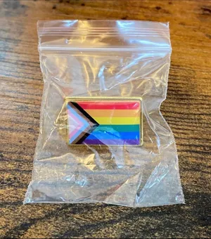 Progress Pride Flag Pin Multiple thumbnail 2