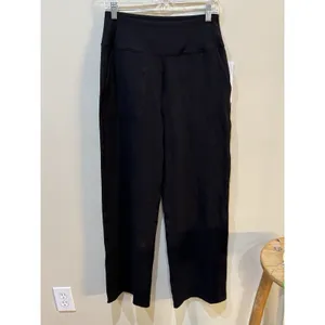 Gottex Comfort Wide Leg Black‎ Pants Size Medium Pull On thumbnail 2
