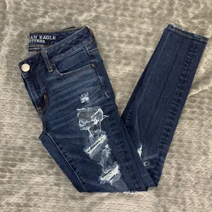 American Eagle 360° Super Stretch Distressed Jeggings Size 0Short thumbnail 1