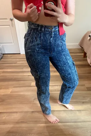 Vintage Jeans Blue Size 28 thumbnail 1