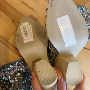 Steve Madden hi heel Boots Tyrus silver Sequin - size 6! NEW! thumbnail 8