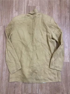 Zara Light tan Double-Breasted Blend Blazer thumbnail 7