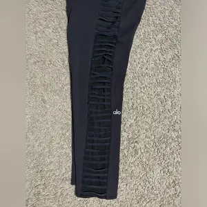 Alo Yoga Women's High Waist Prism Mesh leggings In Black , Size XS thumbnail 3