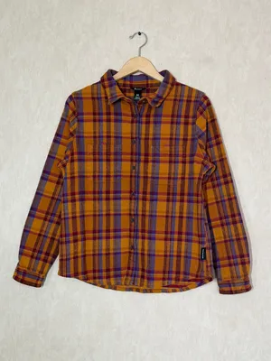 Cotopxi Women’s Mero Organic Cotton Flannel Shirt Longsleeve in Plaid M thumbnail 3