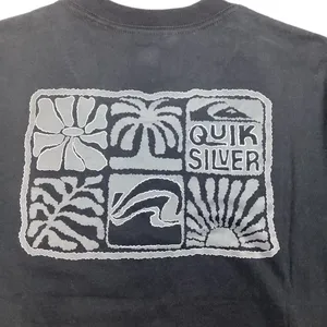 Quiksilver Black Graphic Short Sleeve T-Shirt Tee Men’s Medium NEW! Retail $40 thumbnail 6