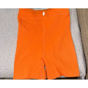 Free people movement orange shorts thumbnail 5