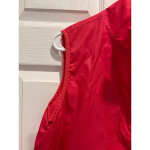 VTG GAP Womens Pink Quarter Zip Windbreaker Vest Medium Mesh Sleeveless Gorpcore thumbnail 2