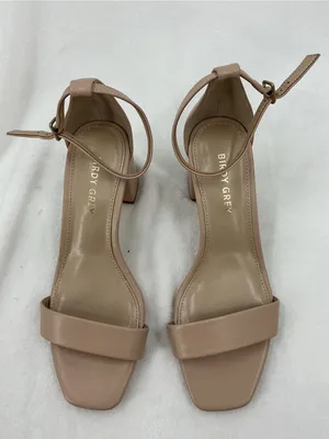 Birdy Grey Blush Ankle-Strap Block Heel B42 thumbnail 2