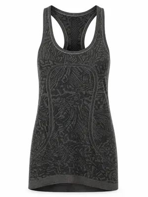 Lululemon Swiftly Tech Gray Patterned Racerback Tank Women’s Small thumbnail 2