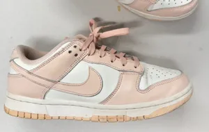 Nike Dunk Low Light Pink White Sneakers Womens 7 Tennis Shoes Running Casual thumbnail 1