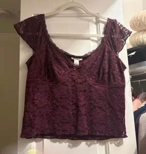 Tilly’s lace crop top thumbnail 1