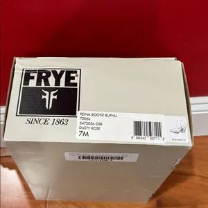 NWT Frye Women's Dusty‎ Rose Reina Bootie Bufny Ankle Bootie size 7M thumbnail 8