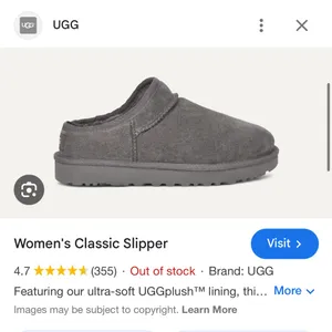 Ugg grey classic thumbnail 3