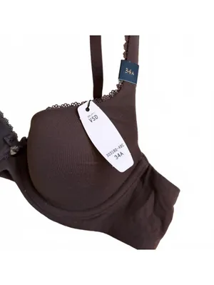 Victoria's Secret Perfect Shape Smooth Bra Chocolate Brown Women's Size 34A NWT thumbnail 2
