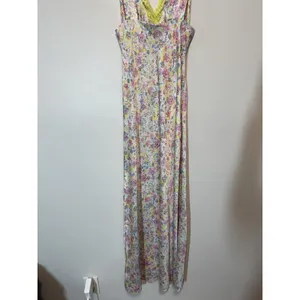 Beach Riot Kimi Cut-Out Slit V-Neck Dress in Forget Me Not Floral Lace Trim Smal thumbnail 7