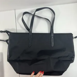 Botkier New York Black Nylon Tote Vegan Leather Trim‎ Zipper Shoulder Bag NEW thumbnail 7