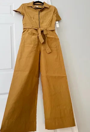 Anthropologie Maeve The Colette Weekend Zip Front Jumpsuit, Size 4 thumbnail 7
