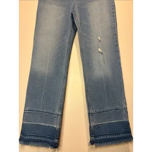 Abercrombie & Fitch Curve Love Ultra High Rise Ankle Straight Distressed 26 LONG thumbnail 4