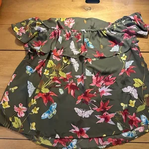 Anthropologie Maeve floral off the shoulder blouse large thumbnail 9