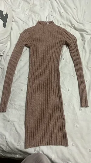 Sweater dress Brown thumbnail 1