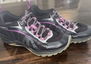 Merrell Siren Edge 3 Sz 7 Black Purple Waterproof Hiking Trail Running Shoes thumbnail 1