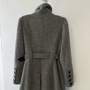 Guess Women’s Wool‎ Blend Herringbone Tailored Double Breasted Pea Coat Gray Sm thumbnail 6