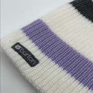 Burton White and Purple Pom Beanie OS thumbnail 2