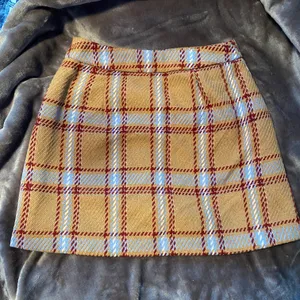 Forever 21 Plaid Tan Skirt thumbnail 3