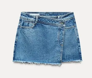ZARA Jean Skirt Denim thumbnail 1