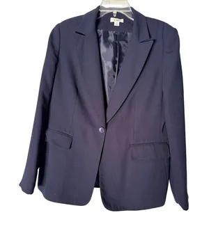 Cato‎ Navy Blue Blazer Women's Size 14 Office Work wear thumbnail 1